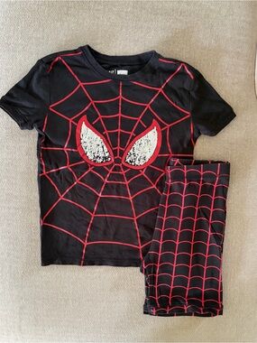 GAP MARVEL BOYS SPIDER MAN PYJAMA SHORTS SET